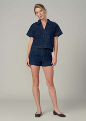 THE LILLIAN DENIM POPOVER SHIRT - XL - Image 30