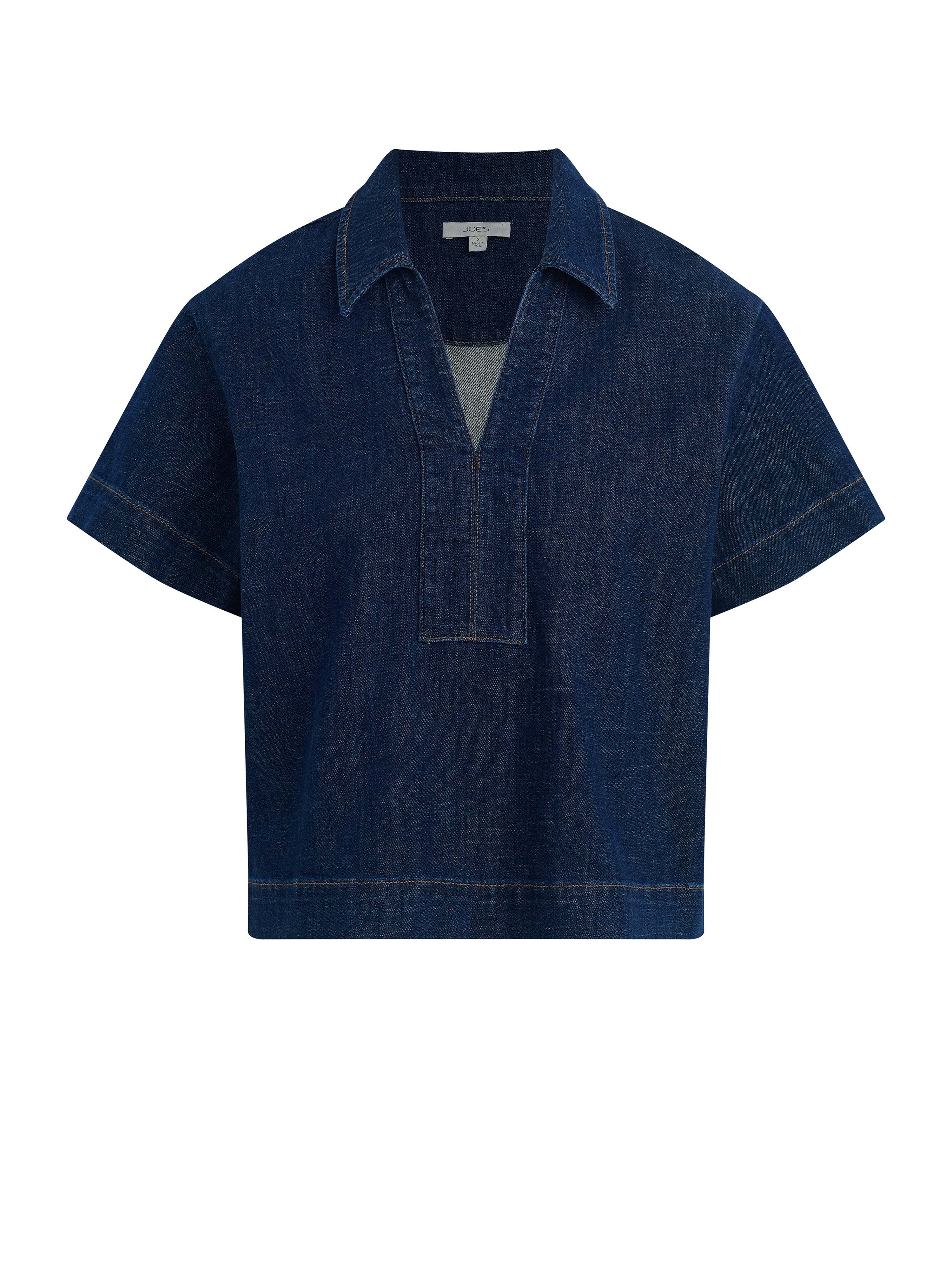 THE LILLIAN DENIM POPOVER SHIRT - XL - Image 35